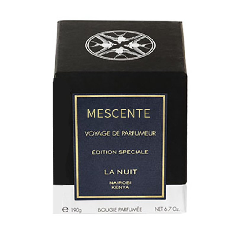 M & Boladh Sealbhóir Gloine Só Lámhdhéanta Colún Coinnle Vanilla Scented Le Criostail