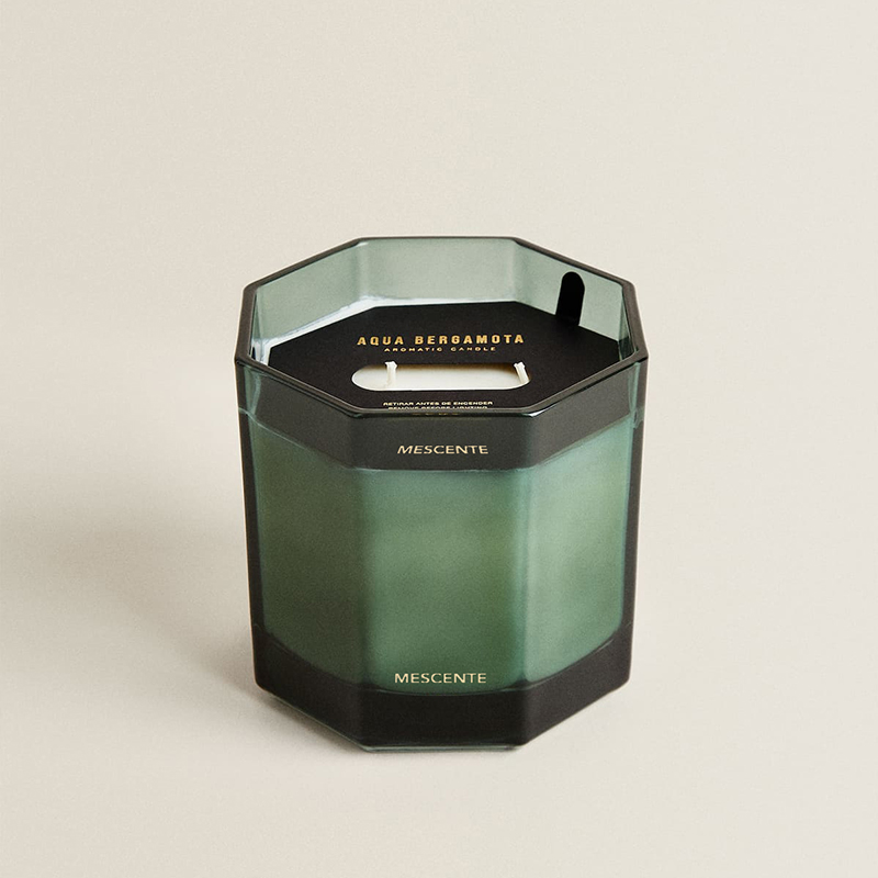 M&Scent Monarcha an Chustaim Próca Gloine Lipéad Príobháideach Próca Gloine Nádúrtha Céir Soighe Coinnle Scented