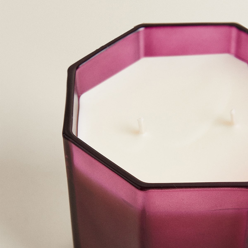 M&Boladh Só na Nollag Coinnle Scentáilte na Nollag Aromatherapy Coinnle Céir Soighe Aroma i mBosca Bronntanais Próca Gloine Dubh