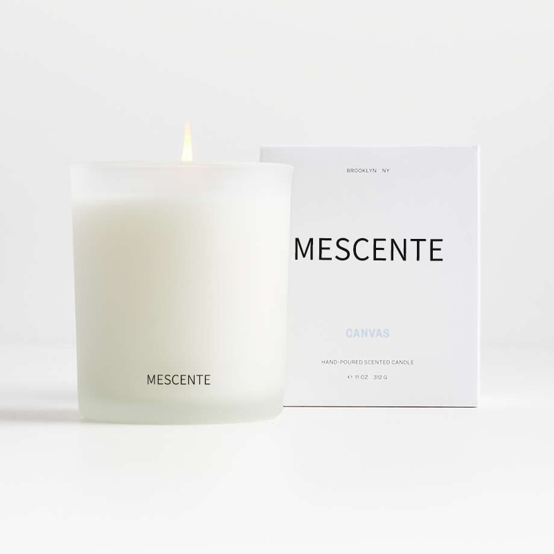 M&Scent mórdhíola só lipéad príobháideach coinnle céir soighe le bosca
