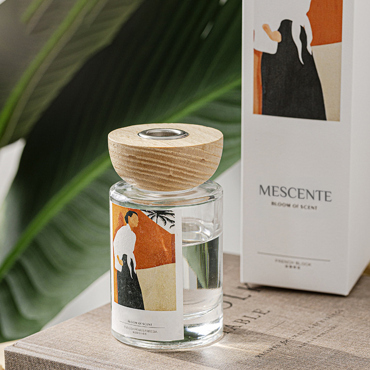 Leagan diffuser giolcach bata buidéal gloine mórdhíola M&Scent le stopallán