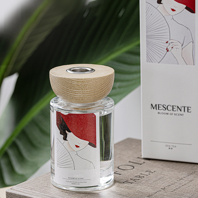 Leagan diffuser giolcach bata buidéal gloine mórdhíola M&Scent le stopallán