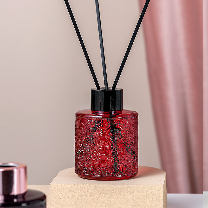 Buidéal diffuser giolcach lipéad príobháideach M&Scent le bosca bronntanais, só diffuser giolcach