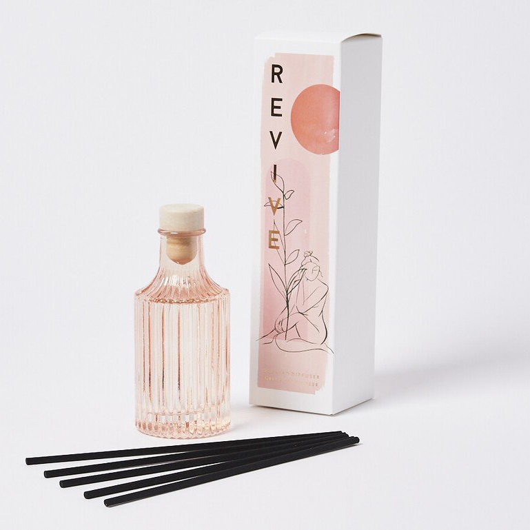 M&Scent Saincheaptha 100ml 200ml Buidéal Gloine Tatakan Chun Scaipeadh Bláthanna Giolcach