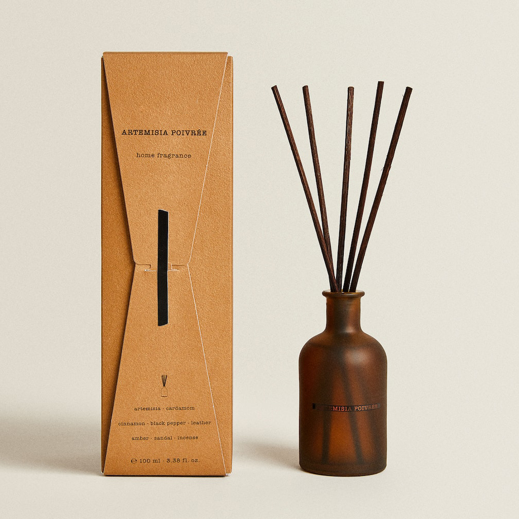 Buidéal Mór Reoite Dubh Só 50ml 300ml Bláth Triomaithe Aroma Bláthanna Ola Riachtanach Ola Difuser Giolcach