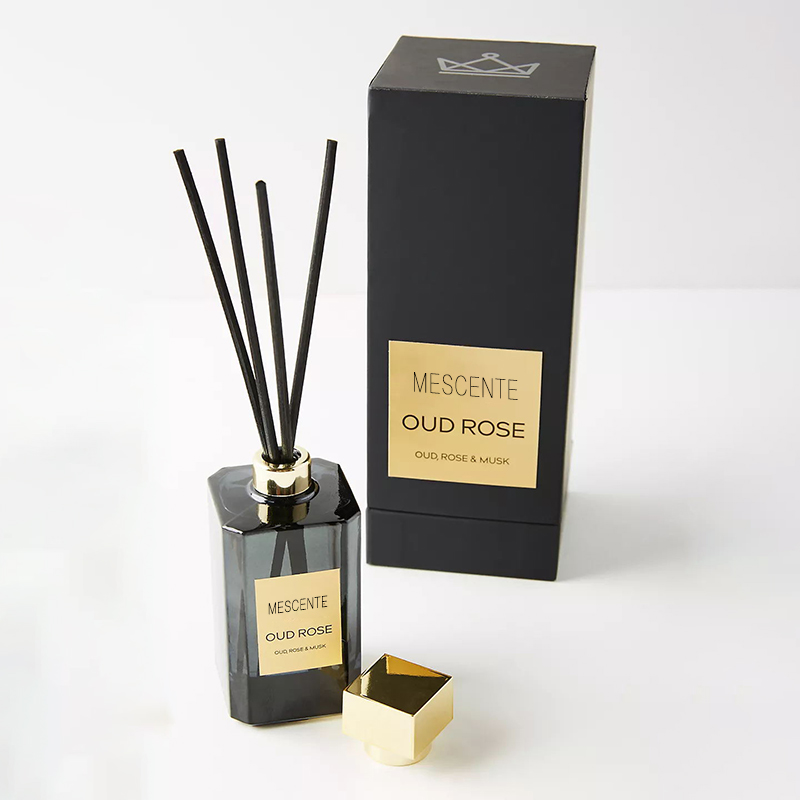 Buidéil Mhóra Maisiúla Travertine Poircealláin Lipéad Bán An Téalainn Cumhrán Giolcach Diffusers Soitheach