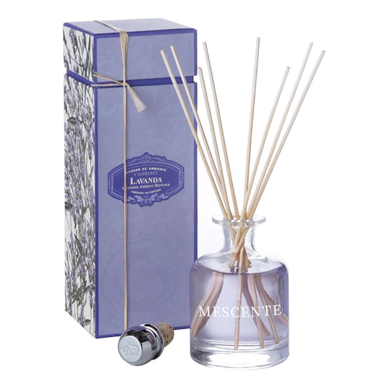Earrach só 400ml Buidéil Bándearg atá Cairdiúil don Éicea Stroighne Leathar Liath Magnolia Boladh Bataí Bláthanna Diffuser Giolcach