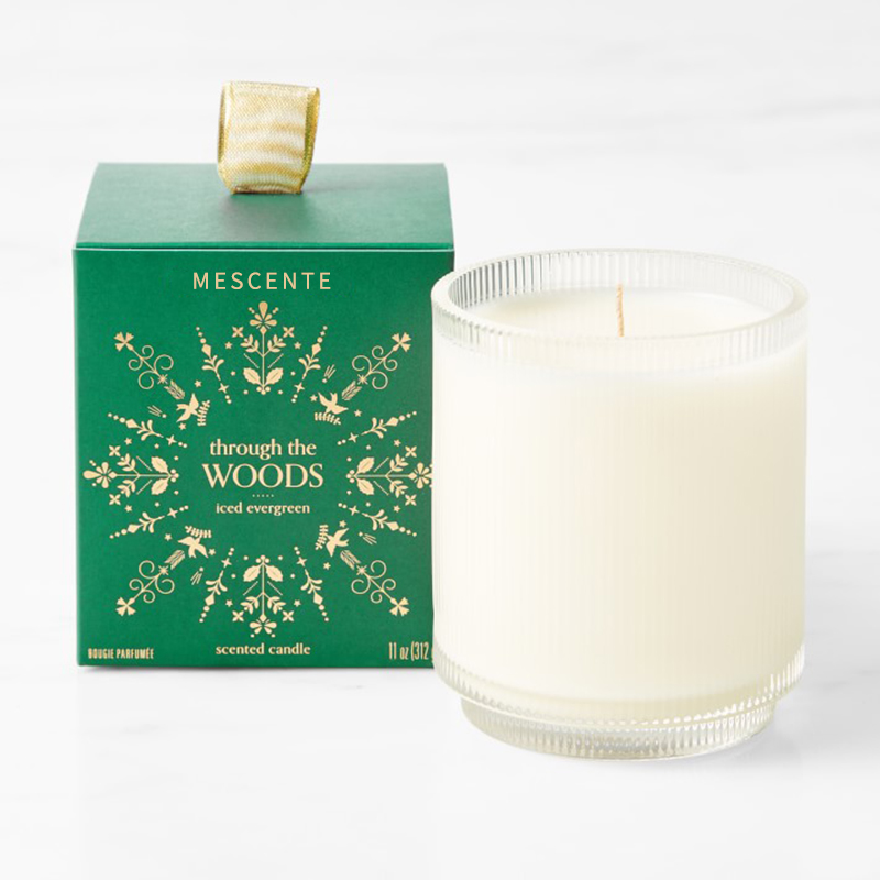 M&Scent Lógó Déanta Saincheaptha Soiléire Orgánach Coinnle Soighe Scented Lipéad Príobháideach I bPróca Gloine