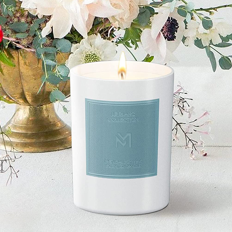 M&Boladh Mórdhíola Próca Gloine Dubh Só an Chustaim Na Nollag Socraithe Coinnle Céir Soighe Aromatherapy