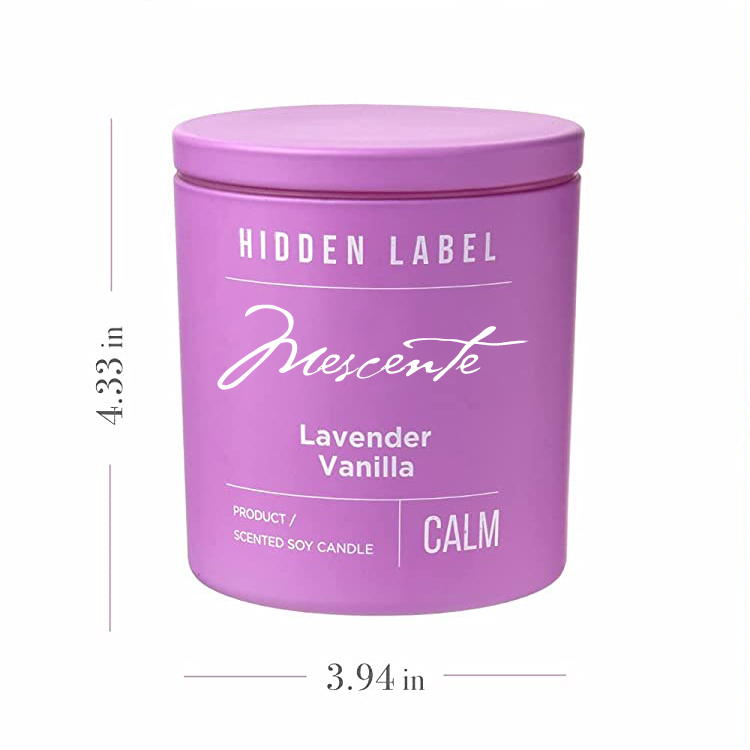 Lipéad Príobháideach só Mórdhíola M&Scent Prócaí Dubha Coinnle Céir Soighe Scented Le Criostail