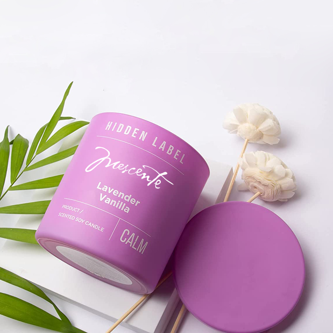 Lipéad Príobháideach só Mórdhíola M&Scent Prócaí Dubha Coinnle Céir Soighe Scented Le Criostail