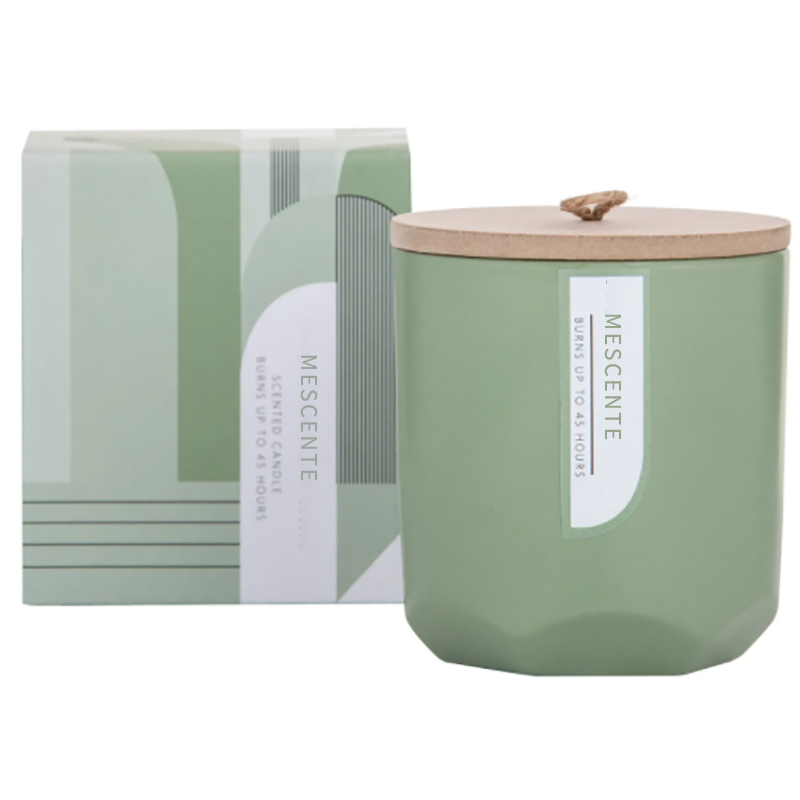 M&Scent Só an Chustam Chruthaigh do Dhéantóir Coinnle Soighe Scentáilte Adhmaid Féin i bPróca Gloine