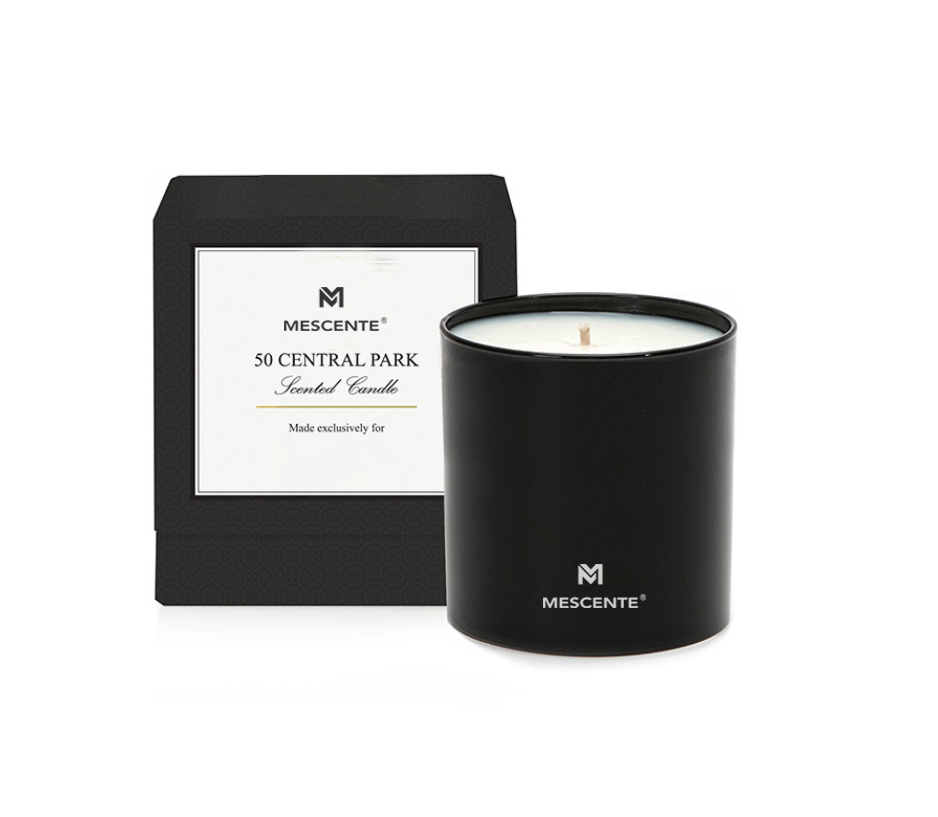 Boladh M&S Lipéad Príobháideacht Só Mórdhíola Chrome Coinnle Aromatherapy Fireann 22 Oz Le Criostail Laistigh