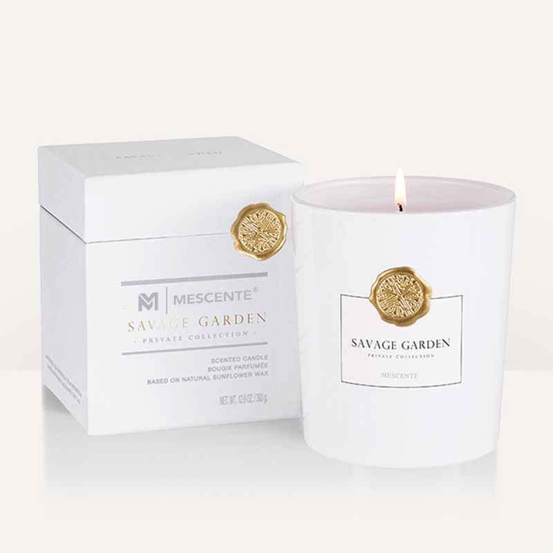 M&Scent saincheaptha prócaí gloine maisiúil cumhra coinneal céir soighe
