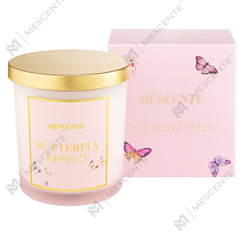 M&Bholadh Lipéad Príobháideach Só Nua Mórdhíola Príobháideach Saincheaptha Prócaí Criostail na Nollag Coinneal Soighe Scented Kerzen le clúdach