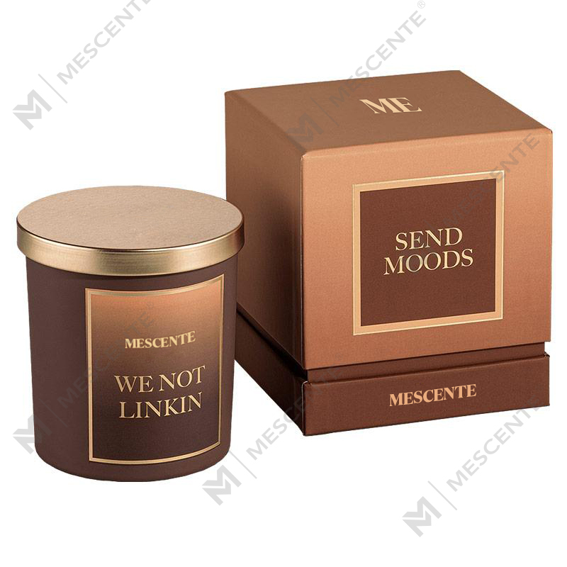M&Bholadh Lipéad Príobháideach Só Nua Mórdhíola Príobháideach Saincheaptha Prócaí Criostail na Nollag Coinneal Soighe Scented Kerzen le clúdach