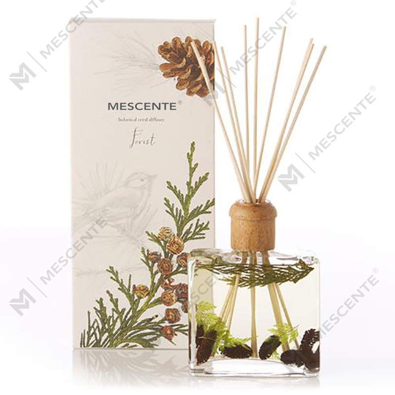 Mórdhíol Só Ardchaighdeáin Saincheaptha Lipéad Príobháideach Flower Sola Wood Aroma Reed Diffuser Le Bosca