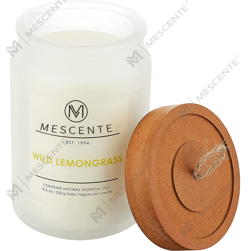 M&Scent Sealbhóirí Gloine Lipéad Príobháideach Saincheaptha Mórdhíola Coinnle cumhraithe le Criostail i mBulc