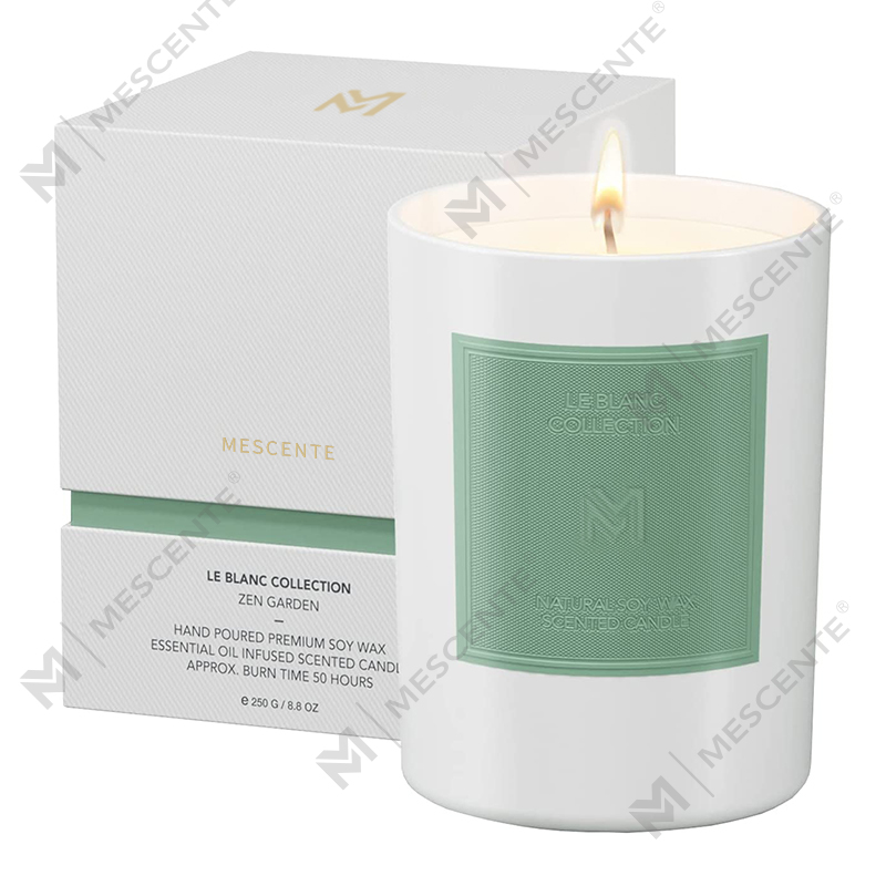 M&Scent Scent Mórdhíola Próca Gloine Dubh Só an Chustaim Na Nollag Socraithe Coinnle Céir Soighe Aromatherapy