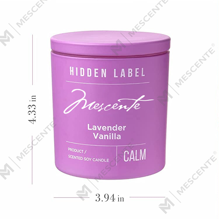 Lipéad Príobháideach só Mórdhíola M&Scent Prócaí Dubha Coinnle Céir Soighe Scented Le Criostail