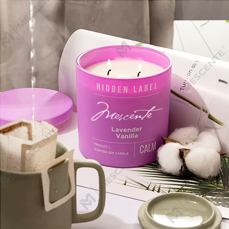 Lipéad Príobháideach só Mórdhíola M&Scent Prócaí Dubha Coinnle Céir Soighe Scented Le Criostail