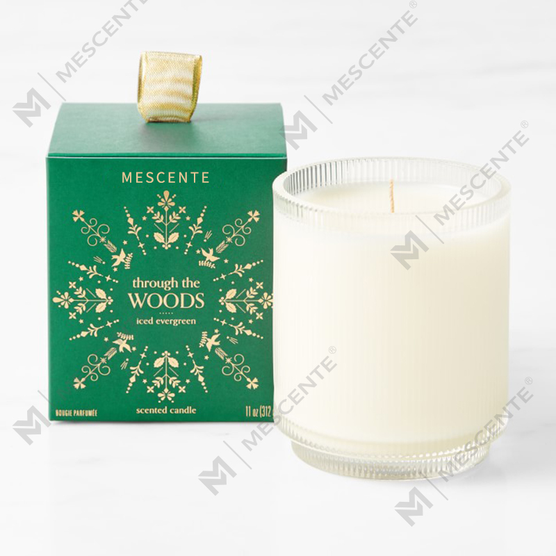 M&Scent Custom Made Lógó Homemade Soiléire Orgánach Coinnle Soighe Scented Lipéad Príobháideach I bPróca Gloine