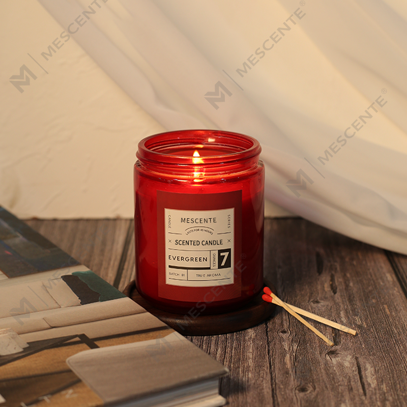 M&Scent lipéad príobháideach saincheaptha coinnle céir soighe cumhra le clúdach