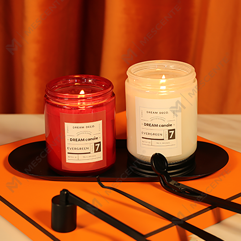 M&Scent lipéad príobháideach saincheaptha coinnle céir soighe cumhra le clúdach