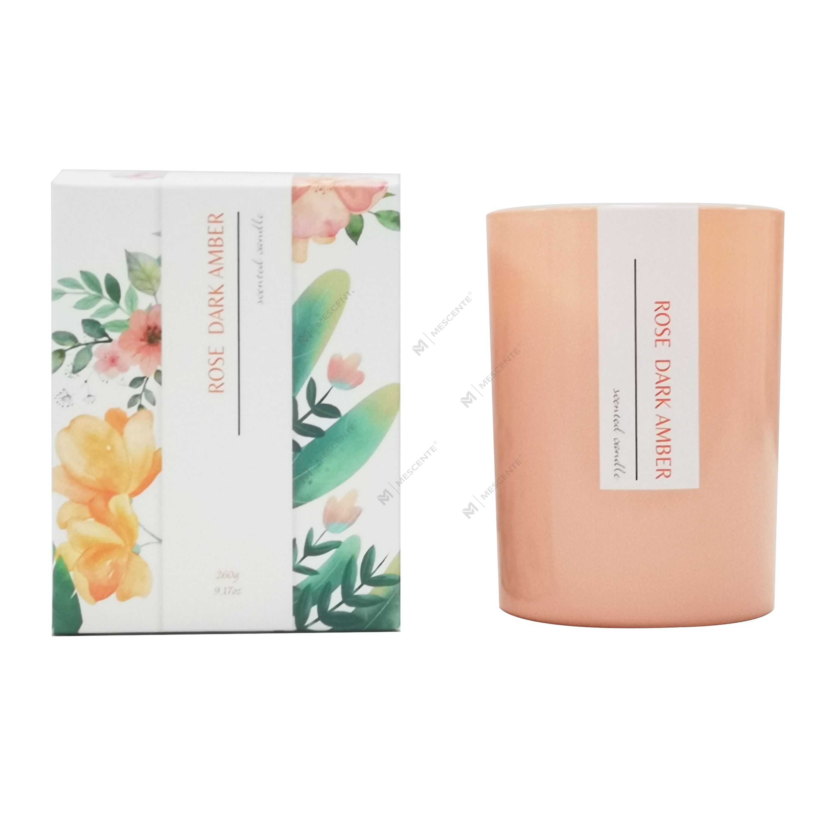 M&Scent lipéad príobháideach saincheaptha coinneal cnó cócó coinnle pailme cumhra níos teo le lógó