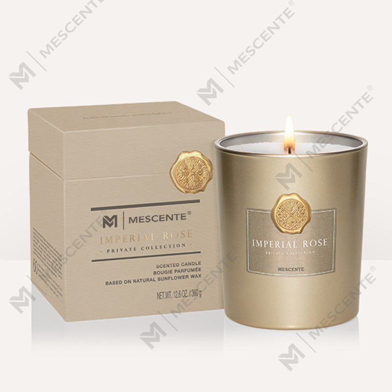 M&Scent só lipéad príobháideach saincheaptha prócaí gloine maisiúil cumhra coinneal céir soighe