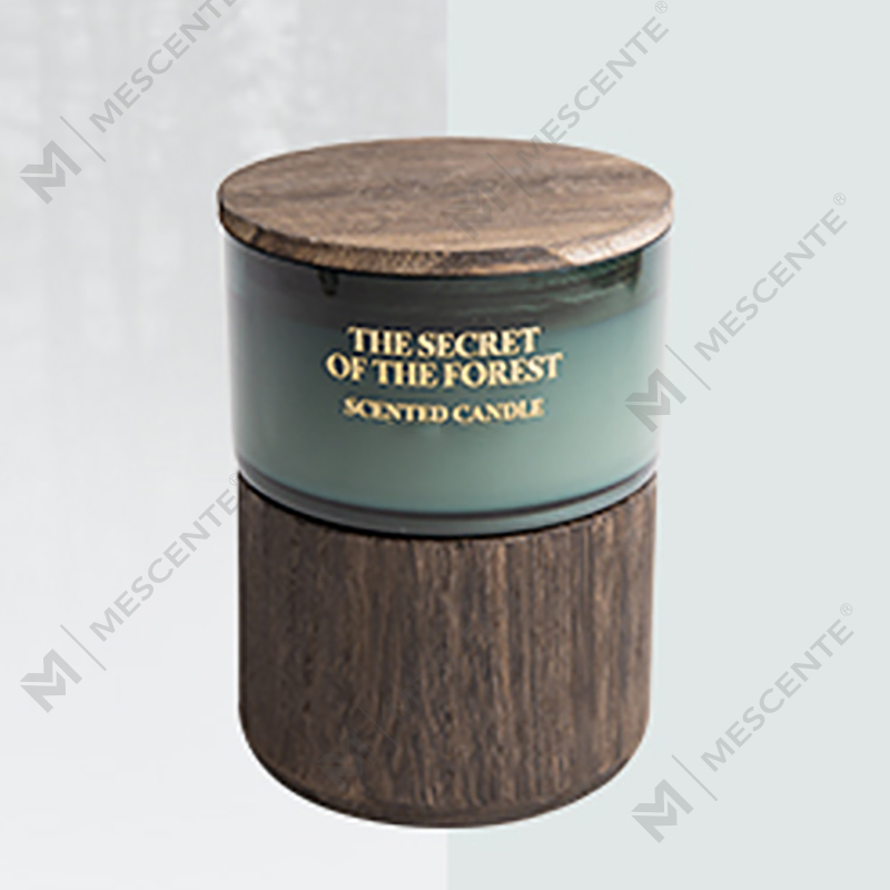 M&Scent prócaí gloine saincheaptha mór-ordú coinneal céir soighe boladh le criostail