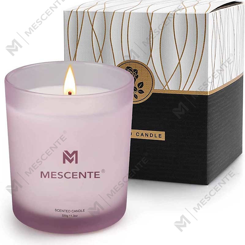 M&Scent Só Mórdhíola Saincheaptha Lipéad Príobháideach is Fearr Díolachán Lipéad Príobháideach Wick Lavender Céir Soighe Coinnle Scented