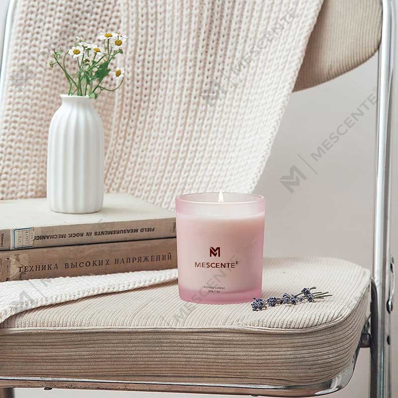 M&Scent Só Mórdhíola Saincheaptha Lipéad Príobháideach is Fearr Díolachán Lipéad Príobháideach Wick Lavender Céir Soighe Coinnle Scented