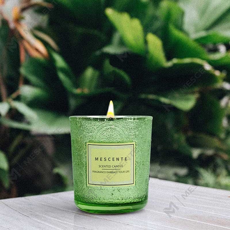 Déantóirí Pearsanta Mórdhíola Só Decor Baile Bronntanais Pacáistiú Dath Jar Céir Candle Scented Le Bláthanna Triomaithe