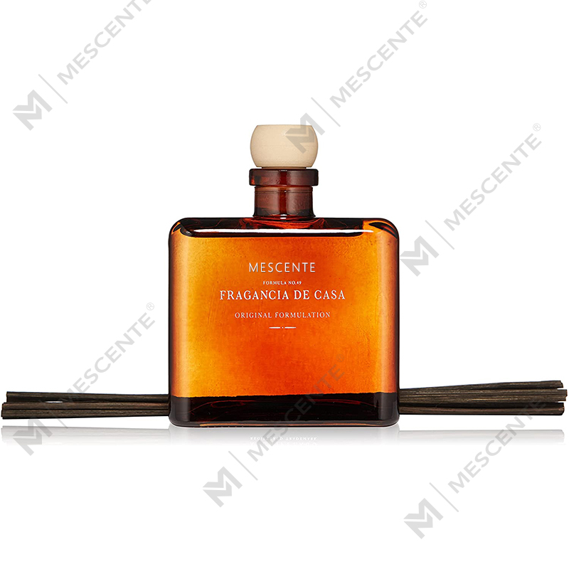 Só M&Scent Saincheaptha Buidéal Gloine Rós Mór Óir Bláth Lipéad Príobháideach Difuser Giolcach Leachtach Le Bosca Bronntanais