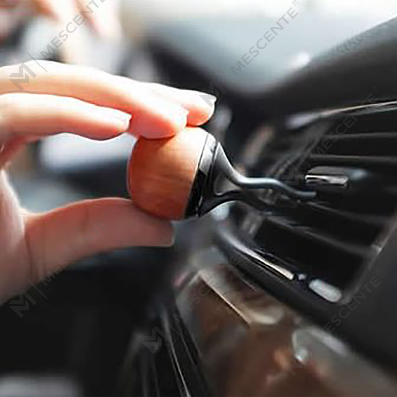 M&Scent Scent Saincheaptha Cumhráin Ola Riachtanach Adhmaid Car Aeir Freshener, Car Leacht Freshener Aeir