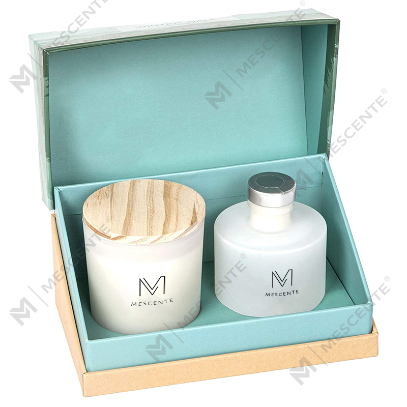Lipéad Príobháideach Pearsantaithe Só M&Scent Maisiúchán an Fhómhair Coinnle Soighe Aroma Scentáilte Tacar Bronntanais Idirleata
