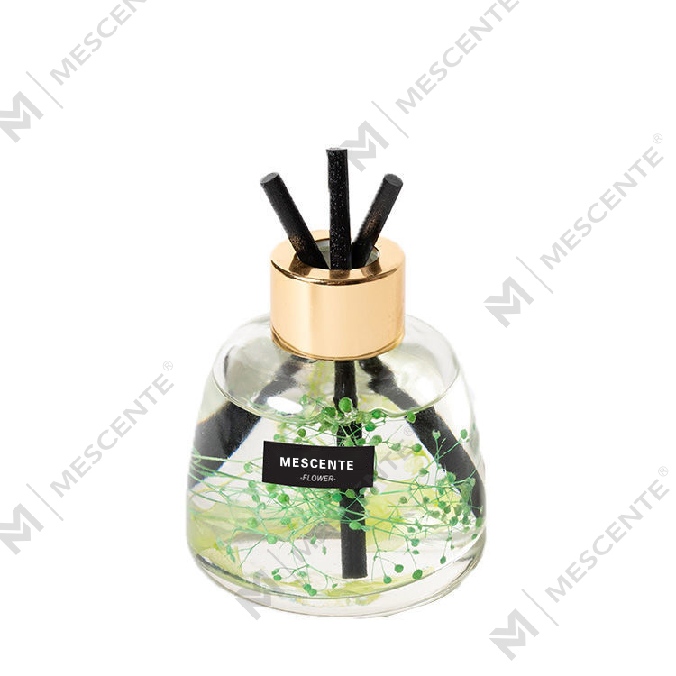 Cumhrán Bláthanna Buidéal Mini Bán Aroma Giolcach Diffuser Ola, Cumhrán Téalainn Giolcach Diffuser Bronntanais