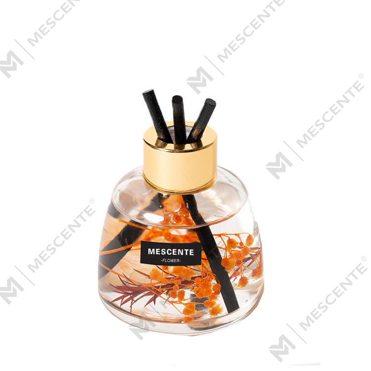 Cumhrán Bláthanna Buidéal Mini Bán Aroma Giolcach Diffuser Ola, Cumhrán Téalainn Giolcach Diffuser Bronntanais