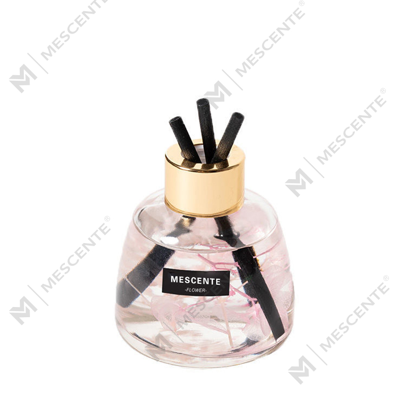Cumhrán Bláthanna Buidéal Mini Bán Aroma Giolcach Diffuser Ola, Cumhrán Téalainn Giolcach Diffuser Bronntanais