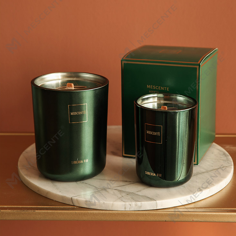 M&Scent Scent Mórdhíola Lipéad Príobháideach Só Saincheaptha Colún Céir Soighe Adhmad cumhra Wick