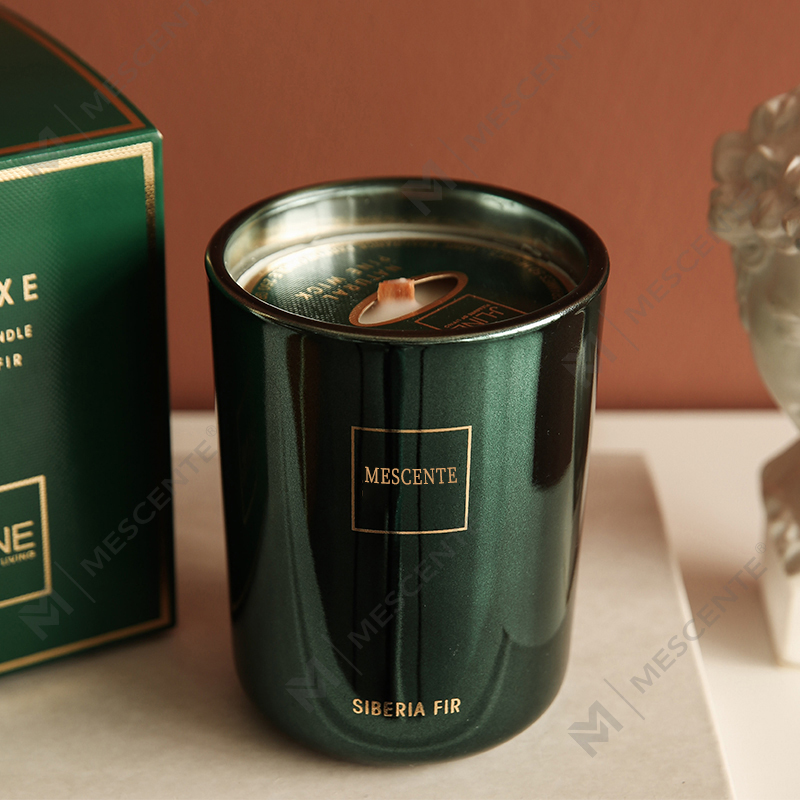 M&Scent Scent Mórdhíola Lipéad Príobháideach Só Saincheaptha Colún Céir Soighe Adhmad cumhra Wick