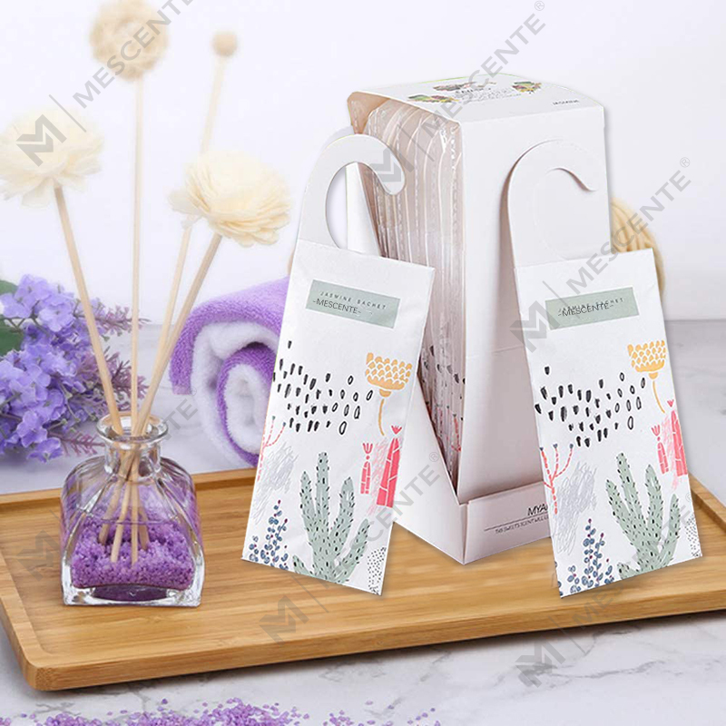 M&Scent Dearadh Nua Saincheap Málaí Sicíní Scentáilte ar Crochta, Sicíní le Scented Wardrobe