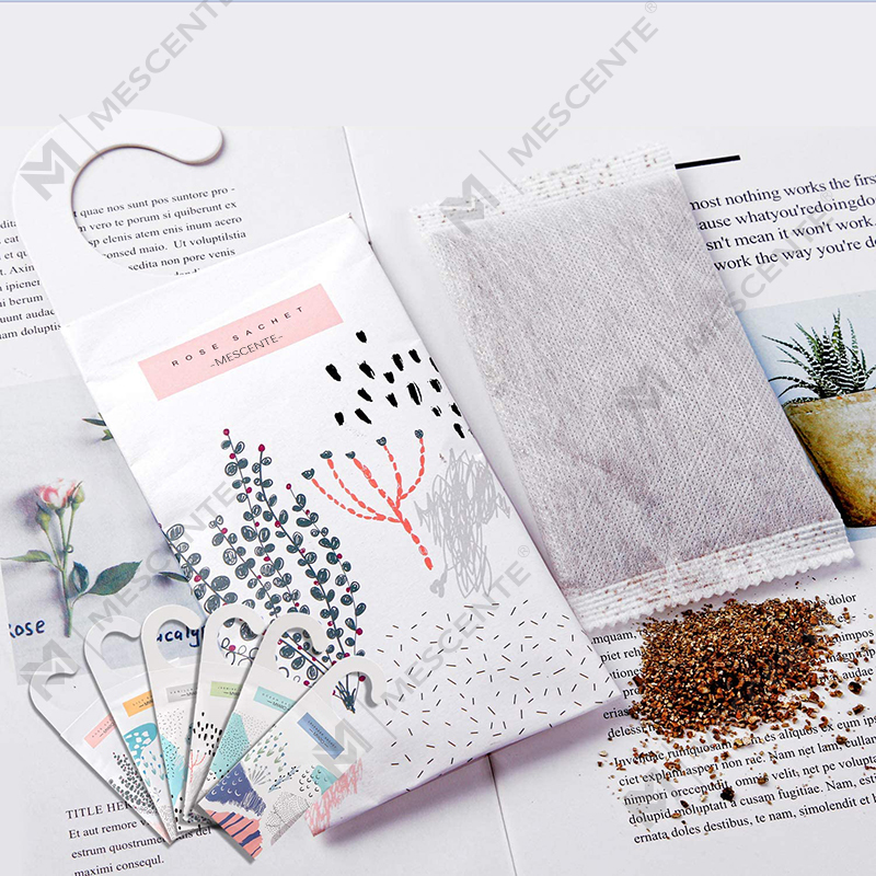 M&Scent Dearadh Nua Saincheap Málaí Sicíní Scentáilte ar Crochta, Sicíní le Scented Wardrobe