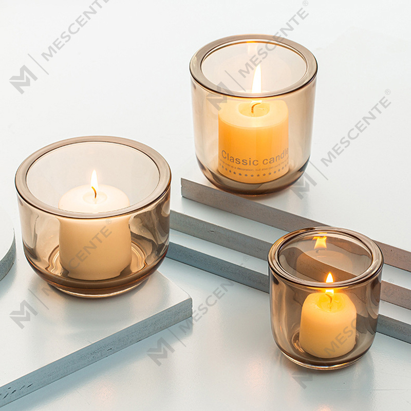 Gloine criostail maisiúil M&Scent Deluxe, coinnleoir ar an mórchóir