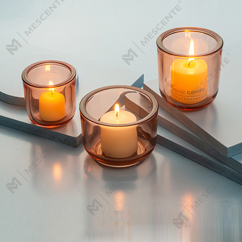 Gloine criostail maisiúil M&Scent Deluxe, coinnleoir ar an mórchóir