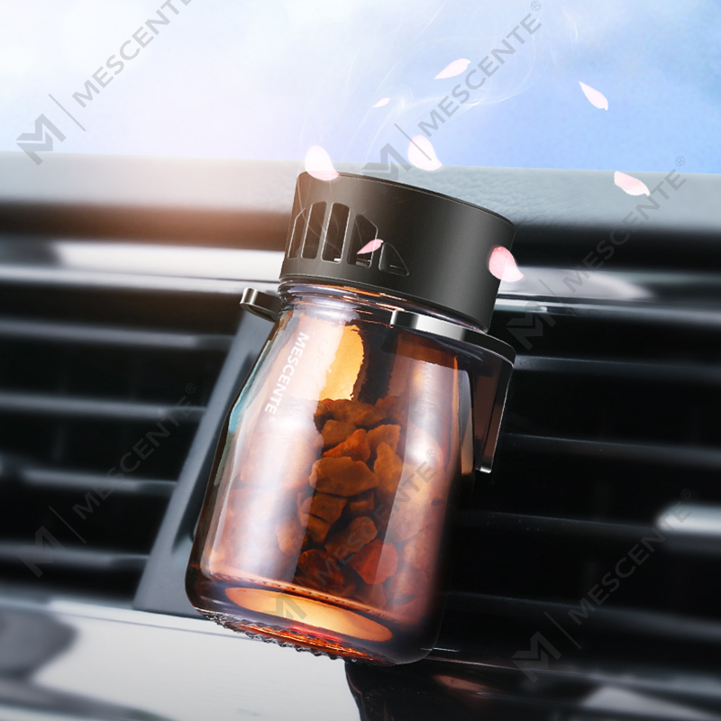 M&Scent Orgánach Lógó Saincheaptha Mini Cumhráin Gluaisteán Buidéil Freshener Aeir, Caidéal Aeir Do Gluaisteán