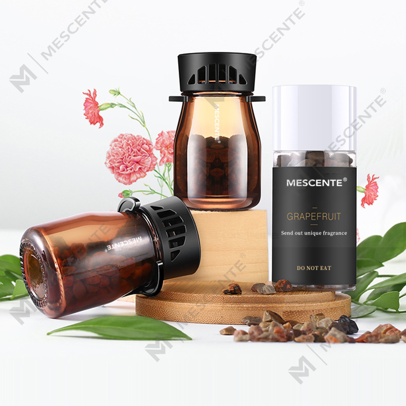 M&Scent Orgánach Lógó Saincheaptha Mini Cumhráin Gluaisteán Buidéil Freshener Aeir, Caidéal Aeir Do Gluaisteán