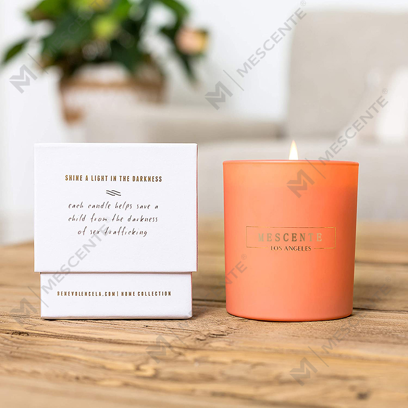 Mórdhíol M&Scent Coimeádán Lipéad Príobháideach Coinnle Soighe cumhartheiripe cumhra cumhra cumhra