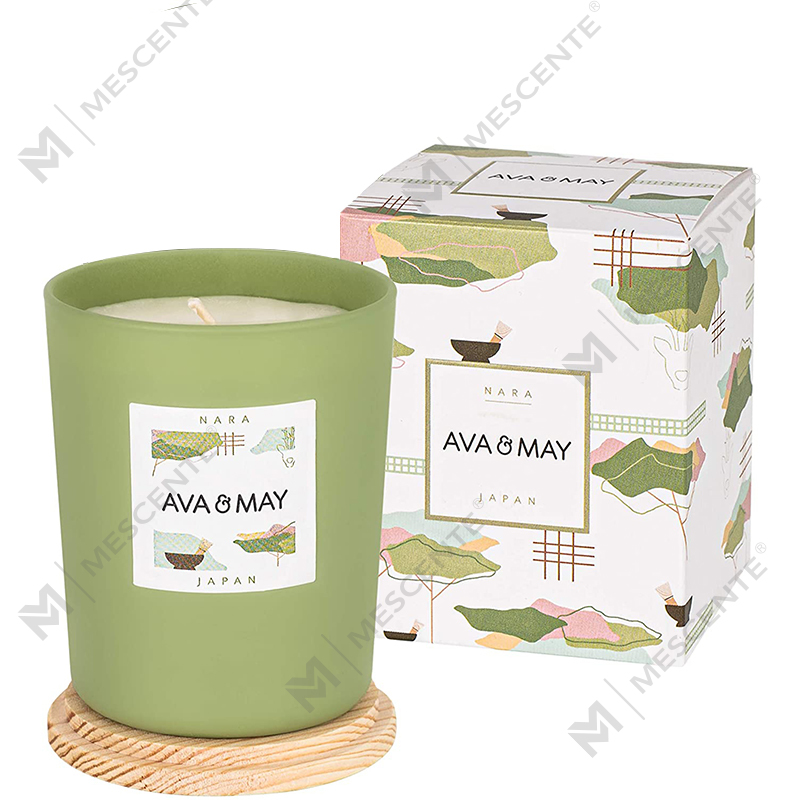 Rinne lipéad príobháideach saincheaptha M&Scent coinnle chic de chéir soighe daite
